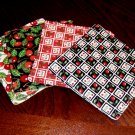 Cherries Fabric Coasters Set of 4