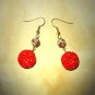 Oriental Red Earrings
