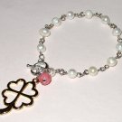 Pearly Leaf Bracelet