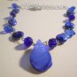 Blue Bayou shell and pearl necklace