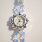 Blue Swarovski Double-strand watch
