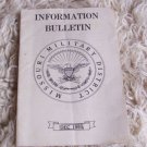 Information Bulletin Missouri Military District ~~ 1950