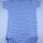 Striped Blue & White Carter's Wiggle-In Bodysuit (3 months)