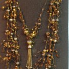 Golden colored necklace