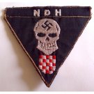 WW2 Nazi NDH Ustasa PATCH - RARE!!!