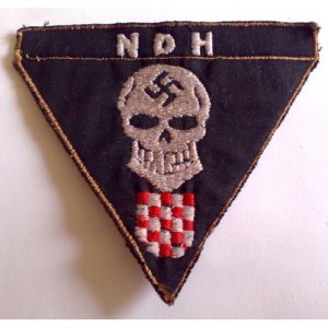 WW2 Nazi NDH Ustasa PATCH - RARE!!!