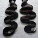 US$105 for 100% brazilian hair weft,body wavy,16",1b, free ship,2pcs