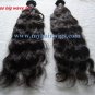 100%brazilian hair weft,big wavy,color 1b,22",free ship