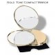 Gold-Tone Compact Mirror