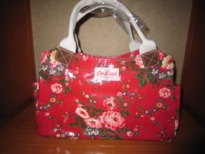 Trellis Rose Oilcloth Day Bag