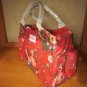 Trellis Rose Oilcloth Day Bag