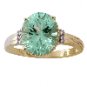3.44 ct Green Amethyst( prasiolite) set in 10k YG!