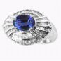 3.18 ct Tanzanite with Diamonds!