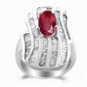 3.83 ct Ruby set in 14k WG!