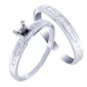 .43 ct VS Diamond Semi Mounting 18K White Gold!