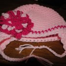 Flowered Earflap hat