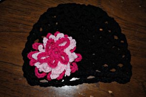 Shell Flower Beanie