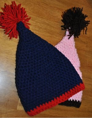 Pom pom elf Hat