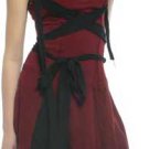 Lip Service red dress with ties, size Large