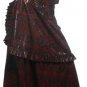 Duchess de Sade II long skirt in red, size Medium
