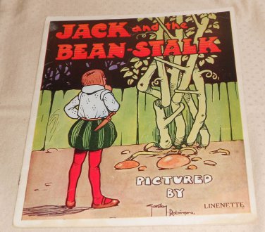 JACK AND THE BEAN-STALK PICTURED BY GORDON ROBISONS