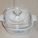 CORNING BLUEFLOWER CASSEROLE GLASS LID 1 1/2 QT.