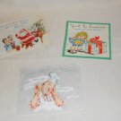 POPUP GREETING CARDS CHRISTMAS, 2 BIRTHDAY  3 VINTAGE