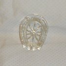 HORSE SHOE SHAPED ASHTRAY 3 1/2" X 2 1/2"