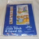 CROSS STITCH & CREWEL KIT DAYS BELL PULL 5 1/2"X 35" FULL COLOR DESIGN 1978