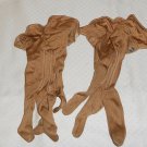 DRESS GLOVES  SMALL 1950'S OR 1960'S BRONZE/BROWN VTG NYLON