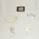 BELT BUCKLES VTG. ASSORTED,MOTHER OF PEARL I BELIEVE OVAL&  SQUARE 3 SMALL