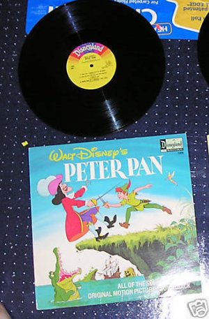 Disney's "Peter Pan" Soundtrack 33 Record Album LP