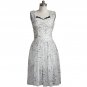 New Cocktail Music Note Short Formal Prom Evening Party Ball Women Chiffon Spring Dress