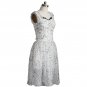 New Cocktail Music Note Short Formal Prom Evening Party Ball Women Chiffon Spring Dress