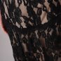 New Elegant Black Lace Long Sleeves Bridesmaid Prom Gown Wedding Women Long formal evening Dresses