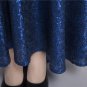New Navy blue sequins long formal gown cocktail ball party evening prom dresses