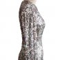 Newest Long Sleeve Red Sequins Women Prom Formal Evening Cocktail Ball Dress