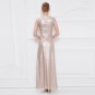 Long sequin rose Gold Wedding Bridesmaid Prom Women Dress Party Evening Formal