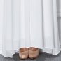 New lace chiffon white pink wedding gown bridal bridesmaids' fromal prom dresses