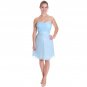 New Light blue chiffon women sweetheart short cocktail bridesmaids formal prom dresses pink