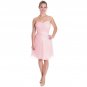New Light Pink chiffon women sweetheart short cocktail bridesmaids formal prom dresses