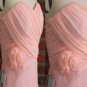 New Light Pink chiffon women sweetheart short cocktail bridesmaids formal prom dresses