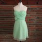 New Light Green chiffon women sweetheart short cocktail bridesmaids formal prom dresses pink
