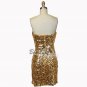 Stock silver sequins short mini clubwear cocktail party women' Club dresses