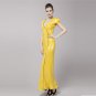New Celebrity red yellow carpet Evening Party Prom ball Women long sequin Dress
