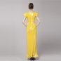 New Celebrity red yellow carpet Evening Party Prom ball Women long sequin Dress