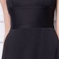 New Brooch Black Straps Scuba Long Formal evening Party bridesmaids Prom ball gowns dresses