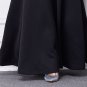 New Brooch Black Straps Scuba Long Formal evening Party bridesmaids Prom ball gowns dresses