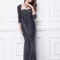 New Navy blue sequin the bride of the mother dresses Long formal Evening Prom ball gowns