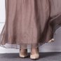 New Lace &chiffon Long sleeve beaded Long formal evening gowns Prom ball Party bridesmaids dress